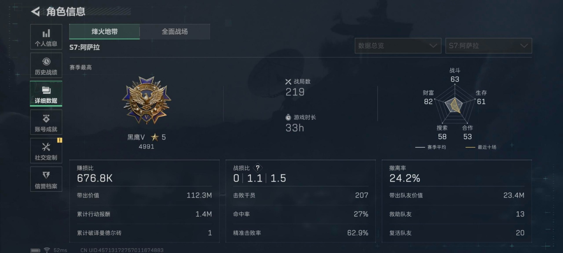 SJZQM3101877三角洲行动账号详情图18