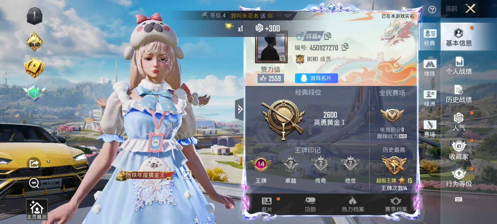 HPQM3452256和平精英账号详情图18