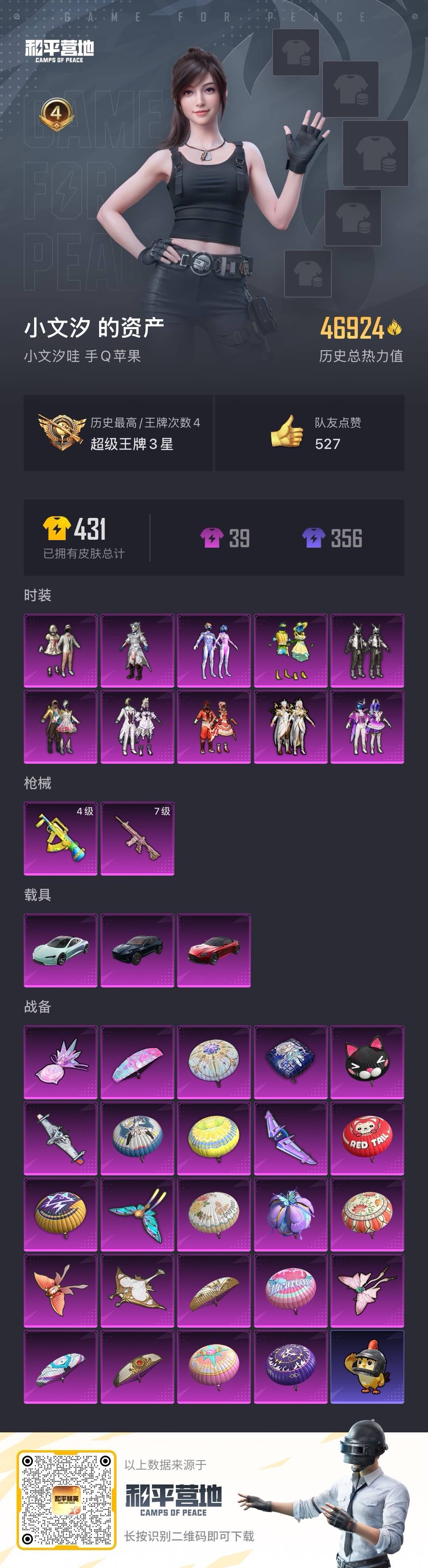 HPQM3452265和平精英账号详情图3