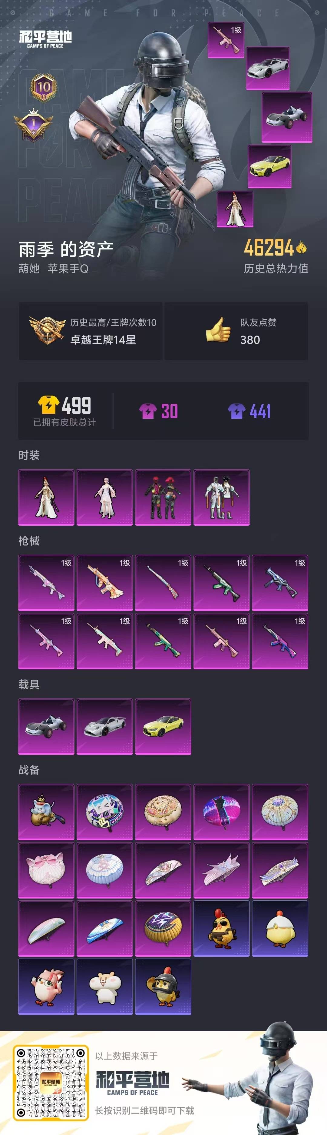 HPCMW3452402和平精英账号详情图21