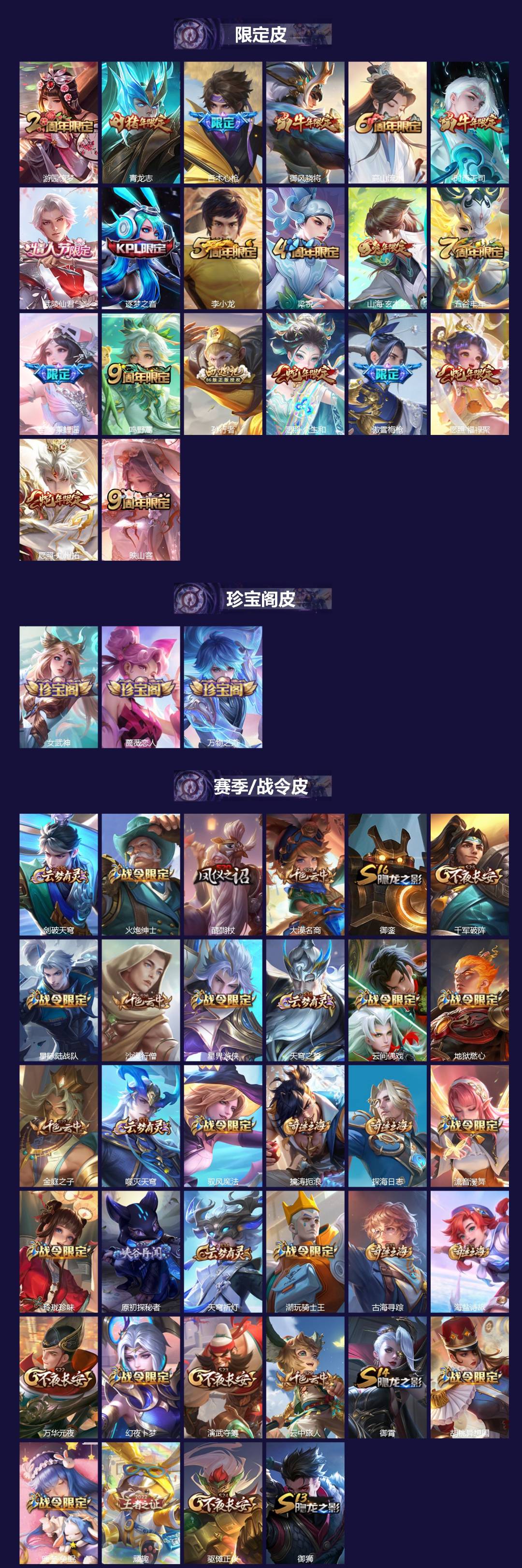 WZQM3476517王者荣耀账号详情图3 WZQM3476517王者荣耀账号详情图3