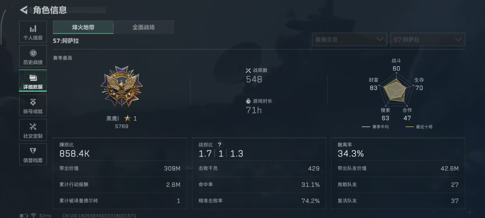 SJZQM3102344三角洲行动账号详情图27 SJZQM3102344三角洲行动账号详情图27