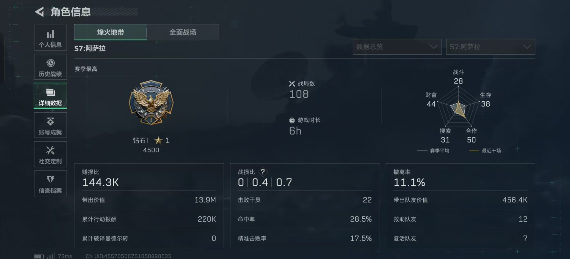 SJZQM3102360三角洲行动账号详情图24