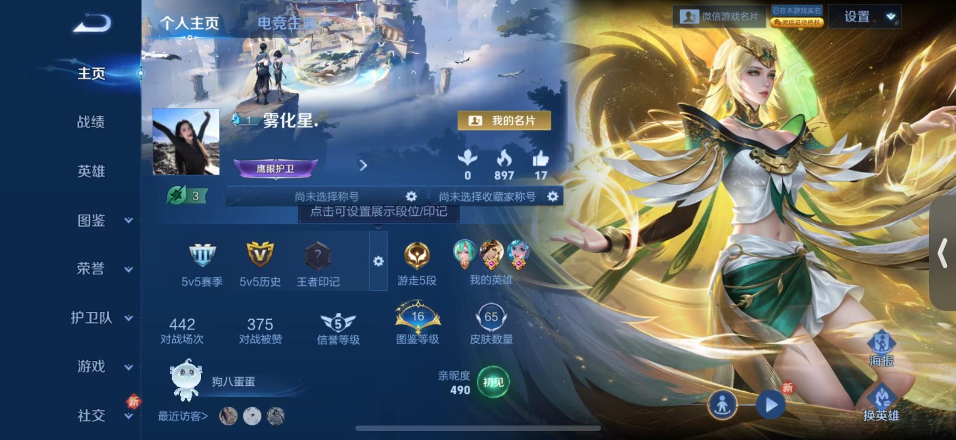 WZQM3476734王者荣耀账号详情图3