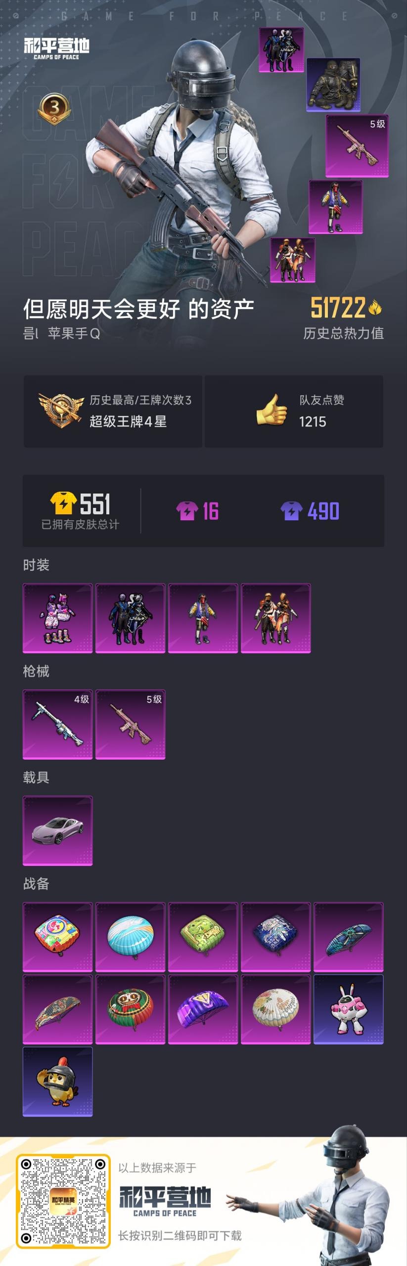 HPCMW3453311和平精英账号详情图9 HPCMW3453311和平精英账号详情图9