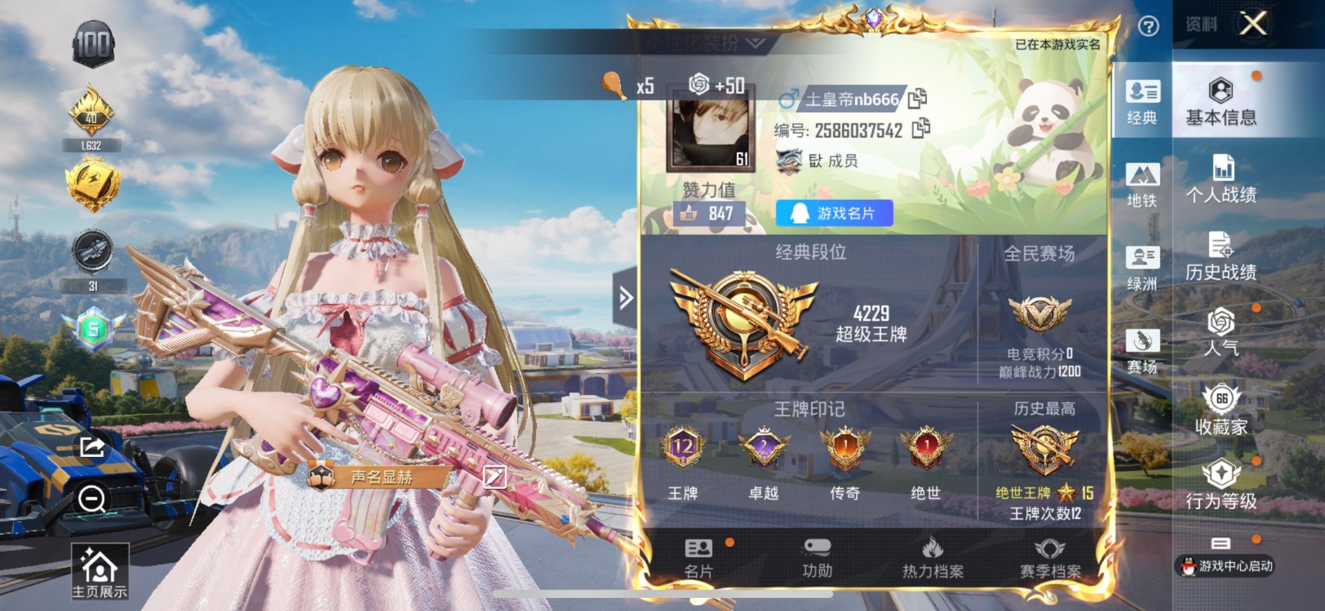 HPCMW3453355和平精英账号详情图18