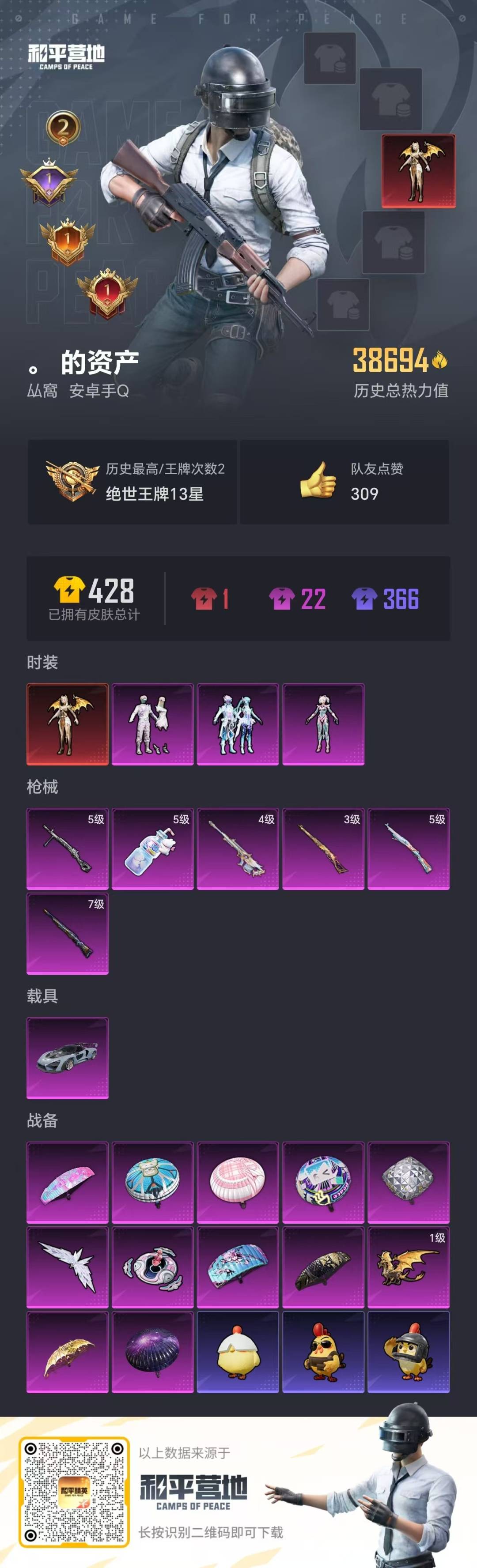 HPQM3453452和平精英账号详情图10