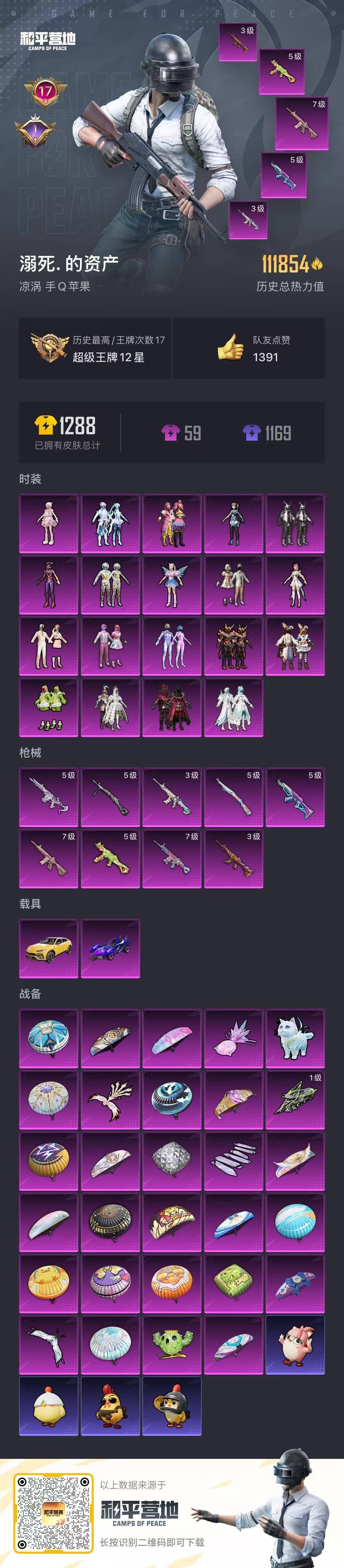 HPQM3453473和平精英账号详情图5