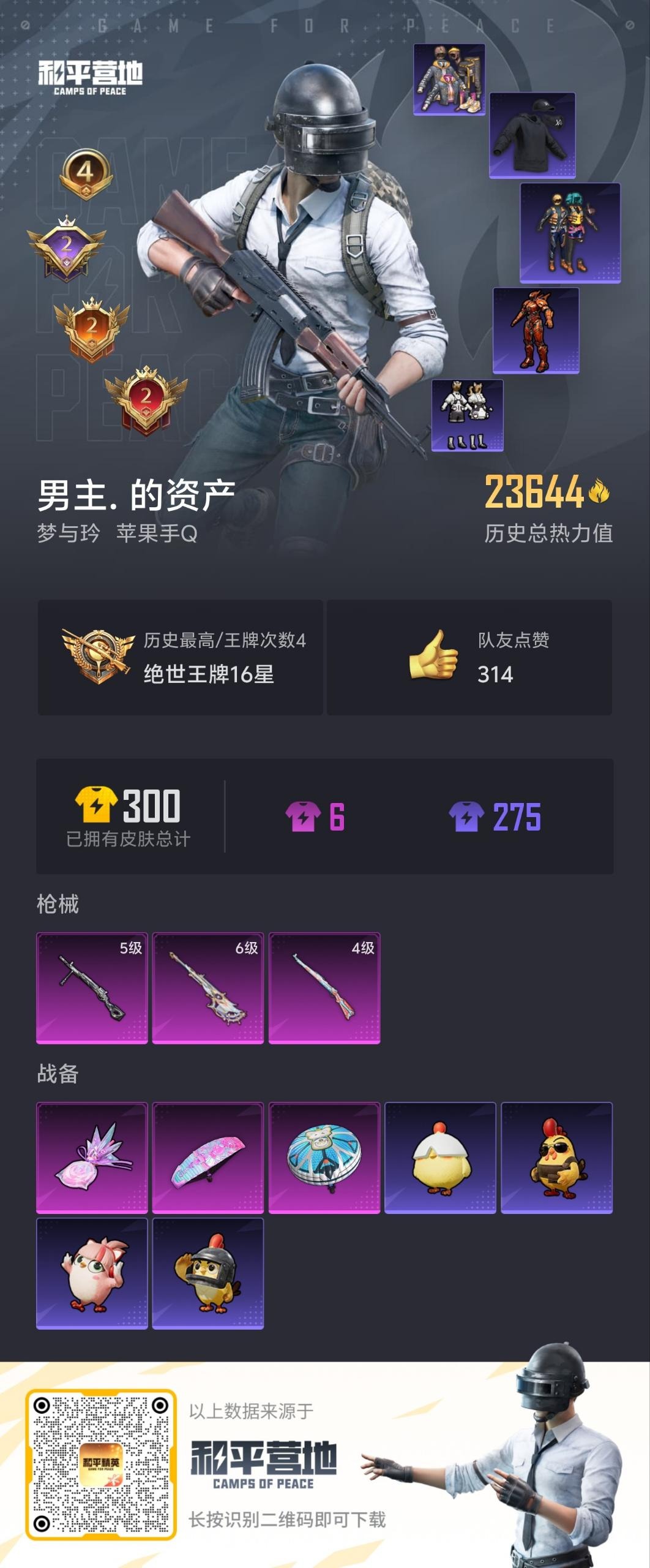 HPCMW3453545和平精英账号详情图7