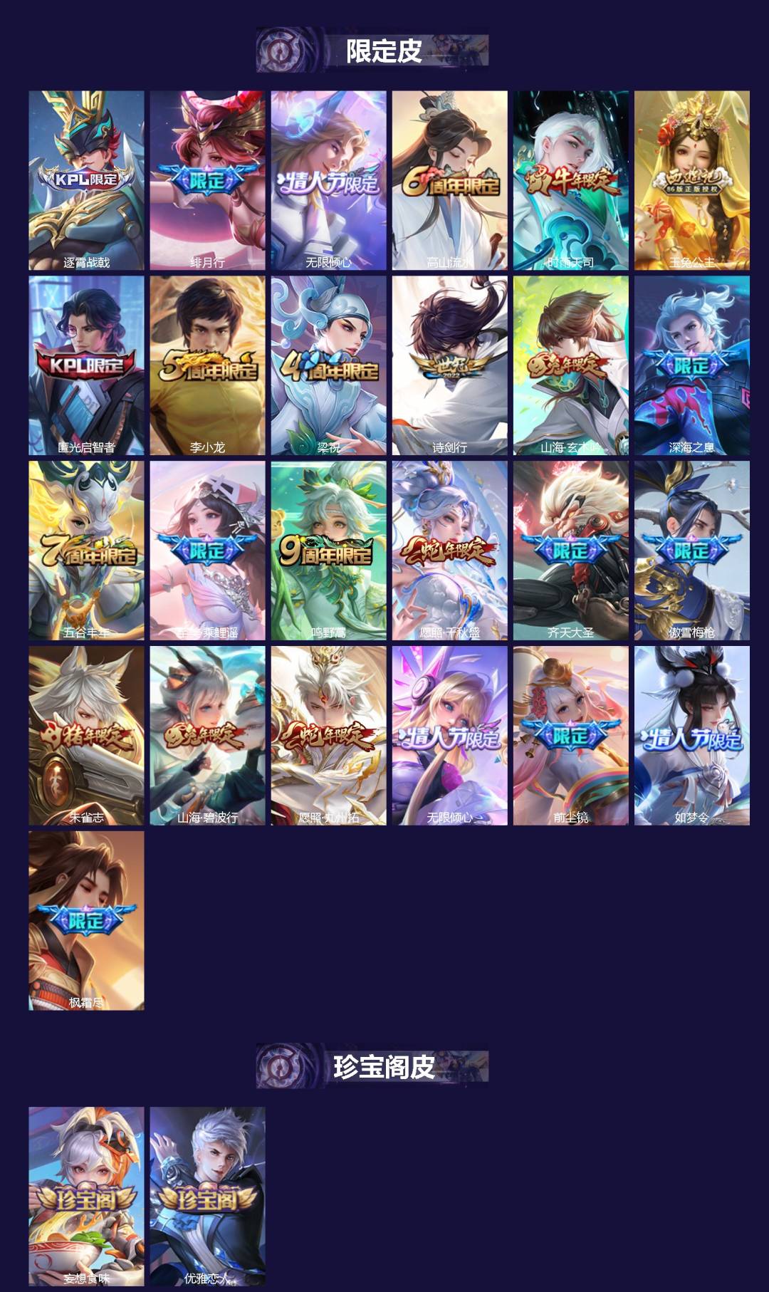 WZQM3478805王者荣耀账号详情图3