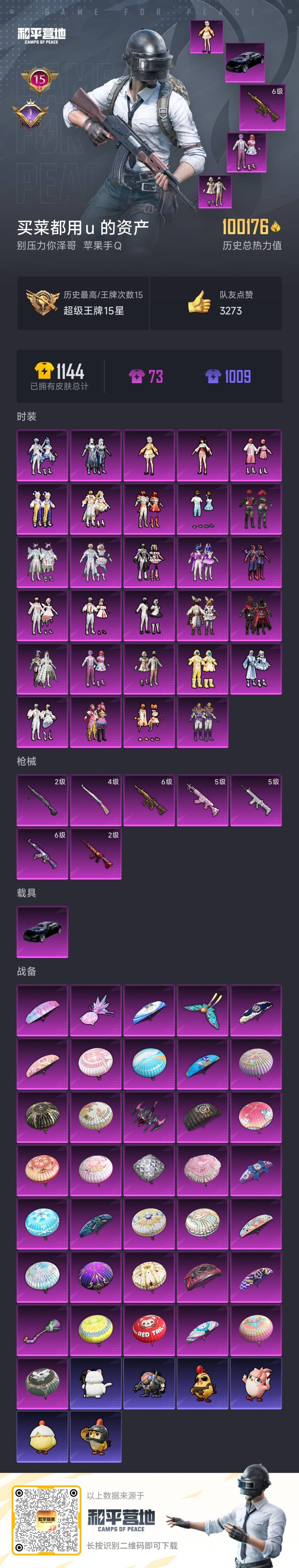 HPQM3453589和平精英账号详情图3