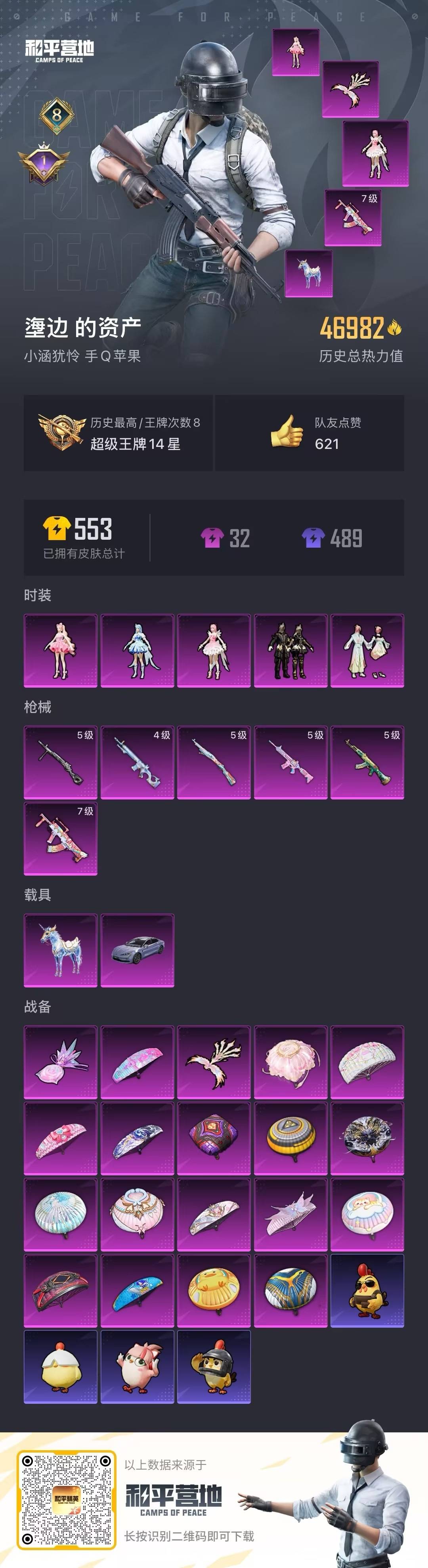 HPQM3453601和平精英账号详情图4