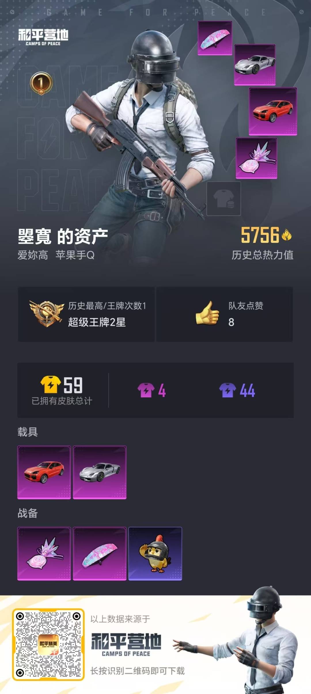 HPQM3453608和平精英账号详情图14