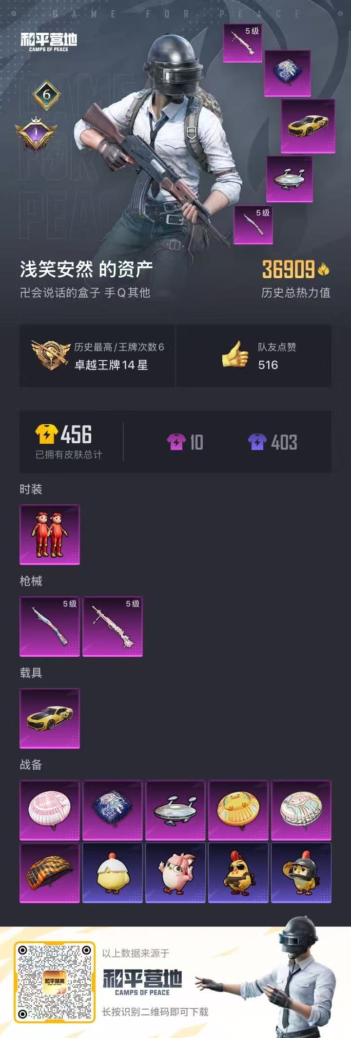 HPQM3453617和平精英账号详情图19