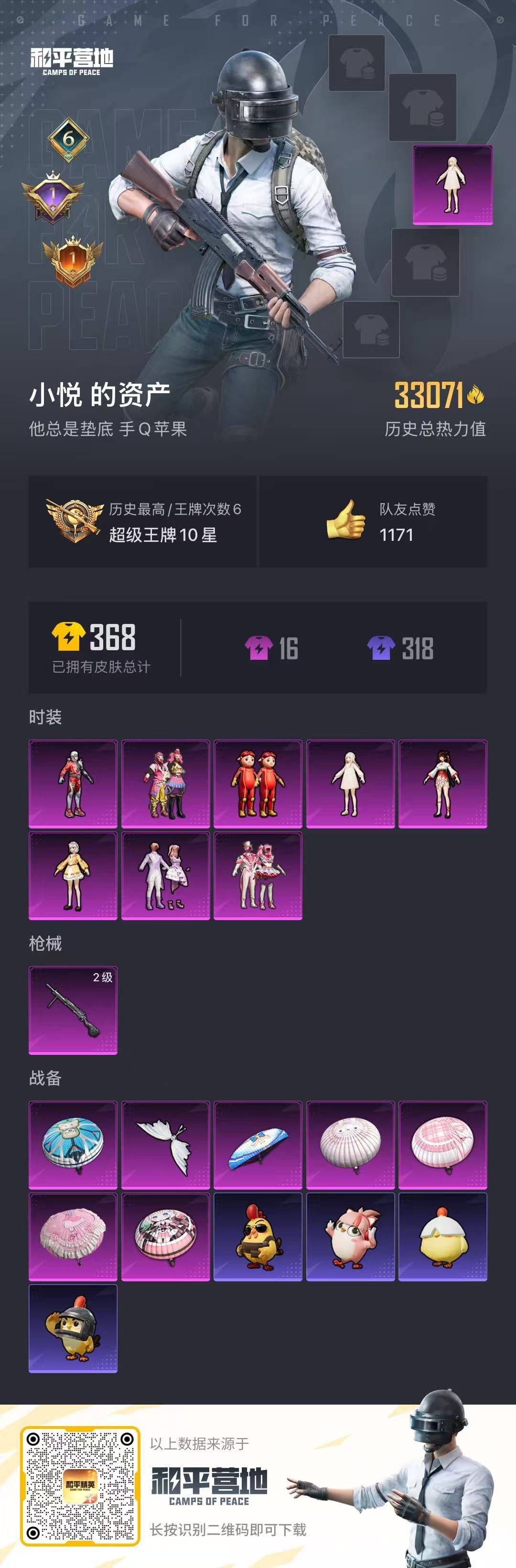 HPQM3453660和平精英账号详情图6