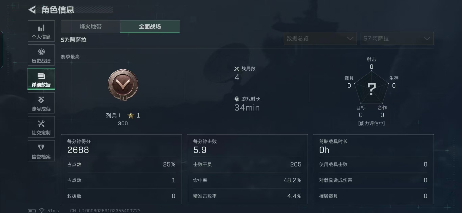 SJZCMW3103265三角洲行动账号详情图25