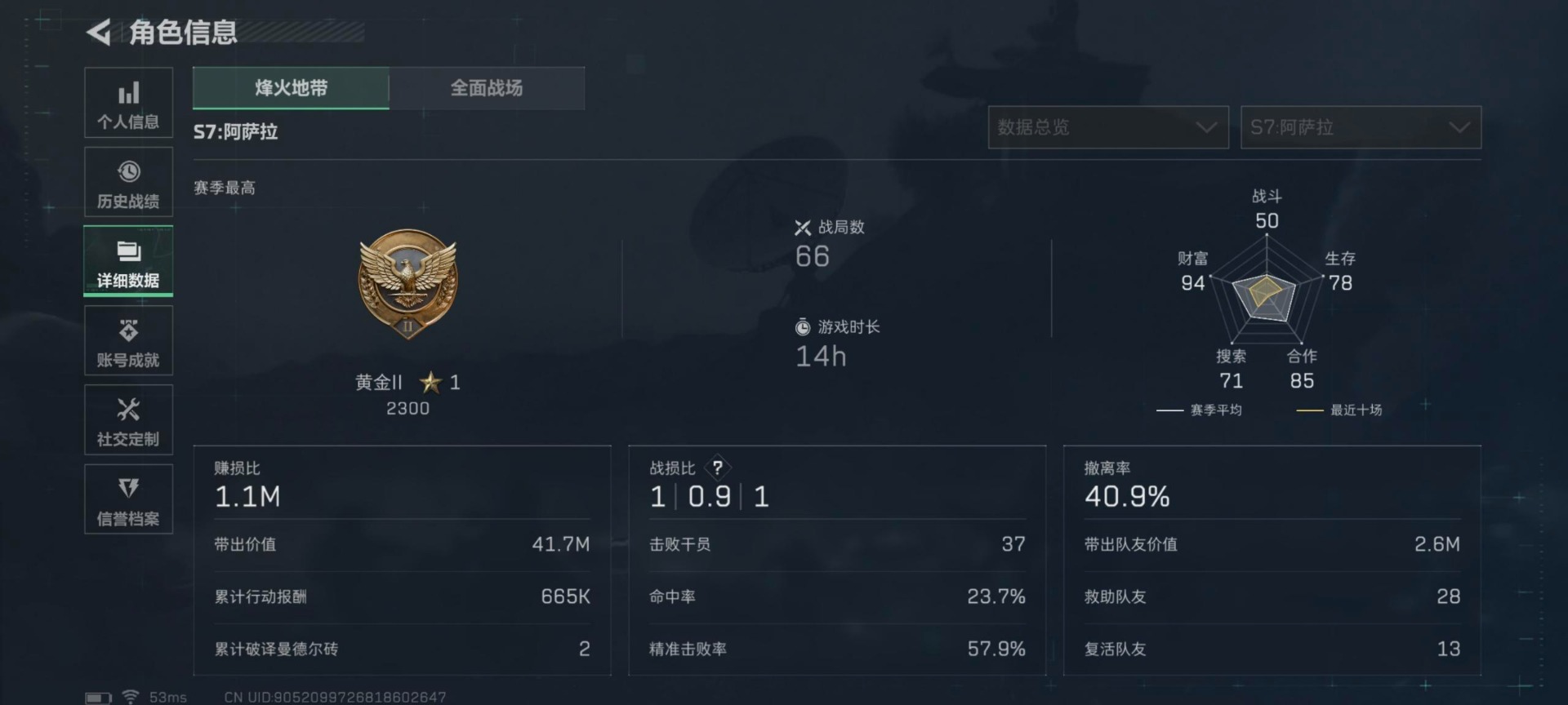 SJZCMW3103385三角洲行动账号详情图21 SJZCMW3103385三角洲行动账号详情图21