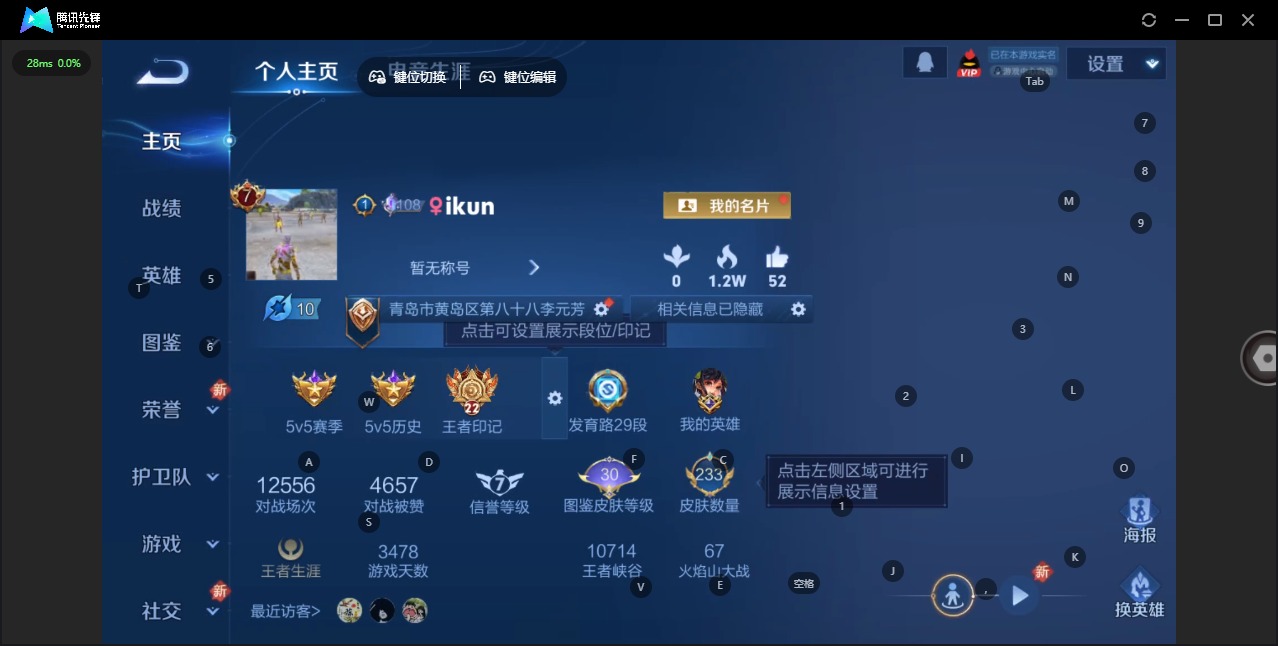 WZQM3480217王者荣耀账号详情图4