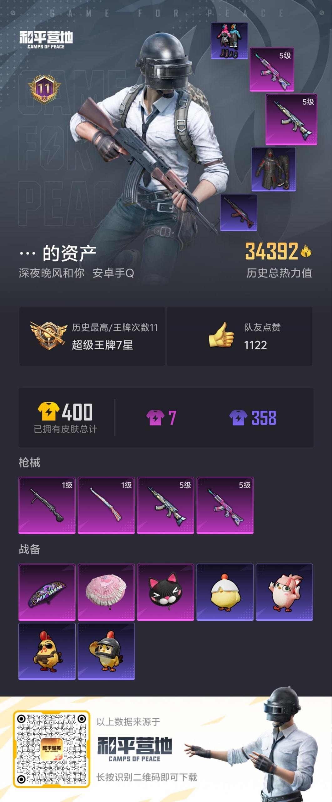 HPQM3454260和平精英账号详情图8