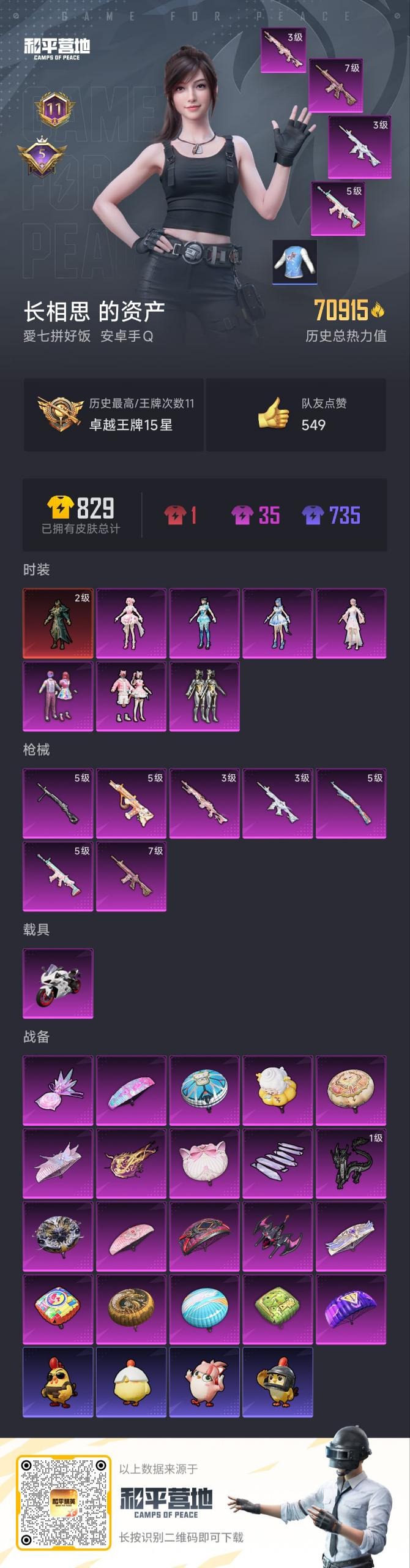 HPQM3454291和平精英账号详情图15 HPQM3454291和平精英账号详情图15