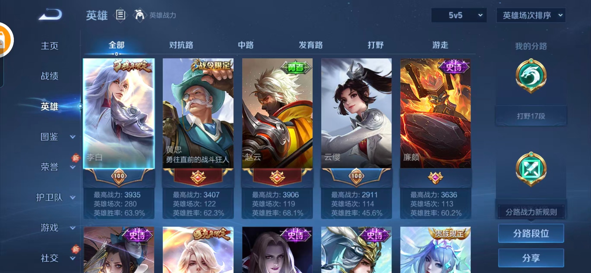 WZCMW3480715王者荣耀账号详情图6