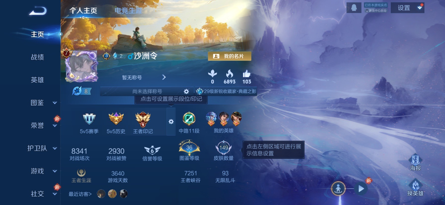 WZQM3480816王者荣耀账号详情图4