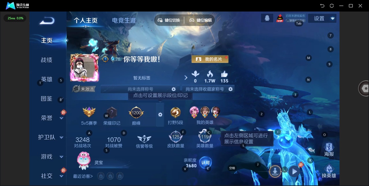 WZQM3480840王者荣耀账号详情图5