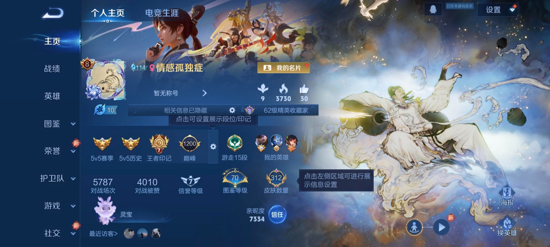 WZQM3482189王者荣耀账号详情图4