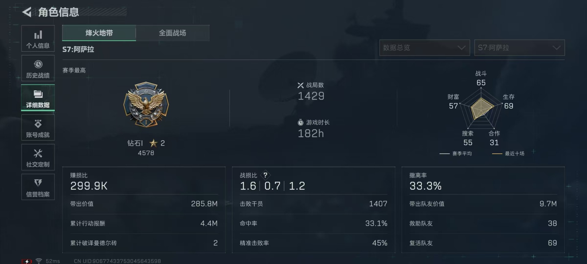 SJZQM3103824三角洲行动账号详情图6