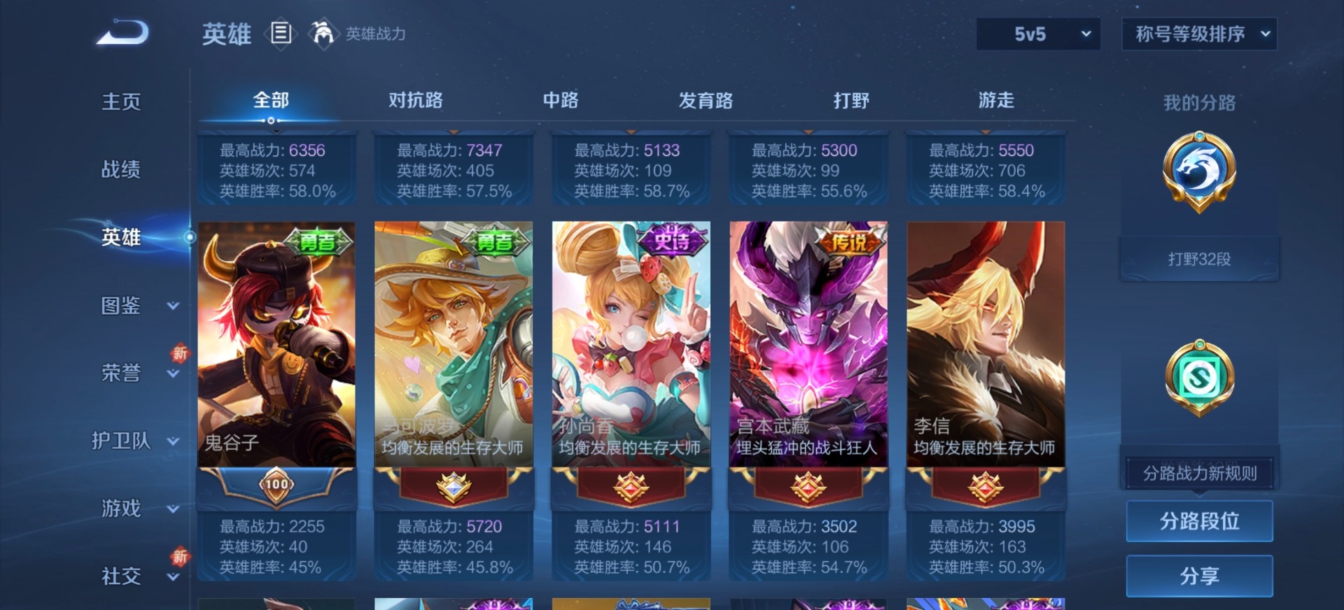 WZQM3482609王者荣耀账号详情图8 WZQM3482609王者荣耀账号详情图8