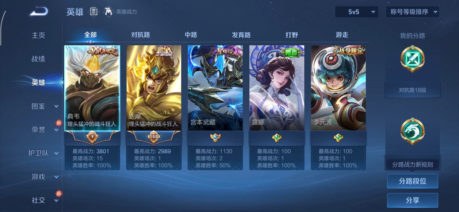 WZCMW3484208王者荣耀账号详情图4