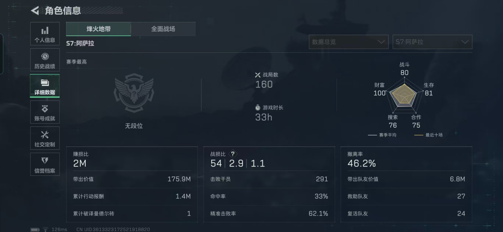 SJZCMW40022三角洲行动账号详情图17 SJZCMW40022三角洲行动账号详情图17