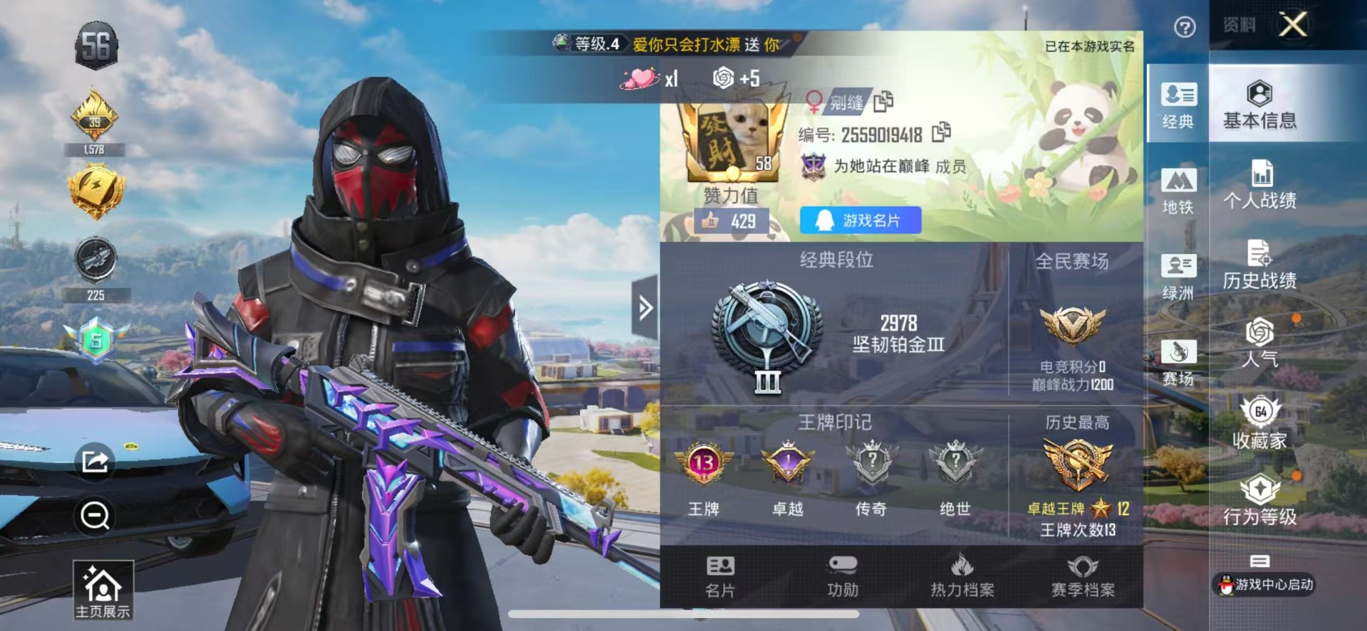 HPQM40557和平精英账号详情图3