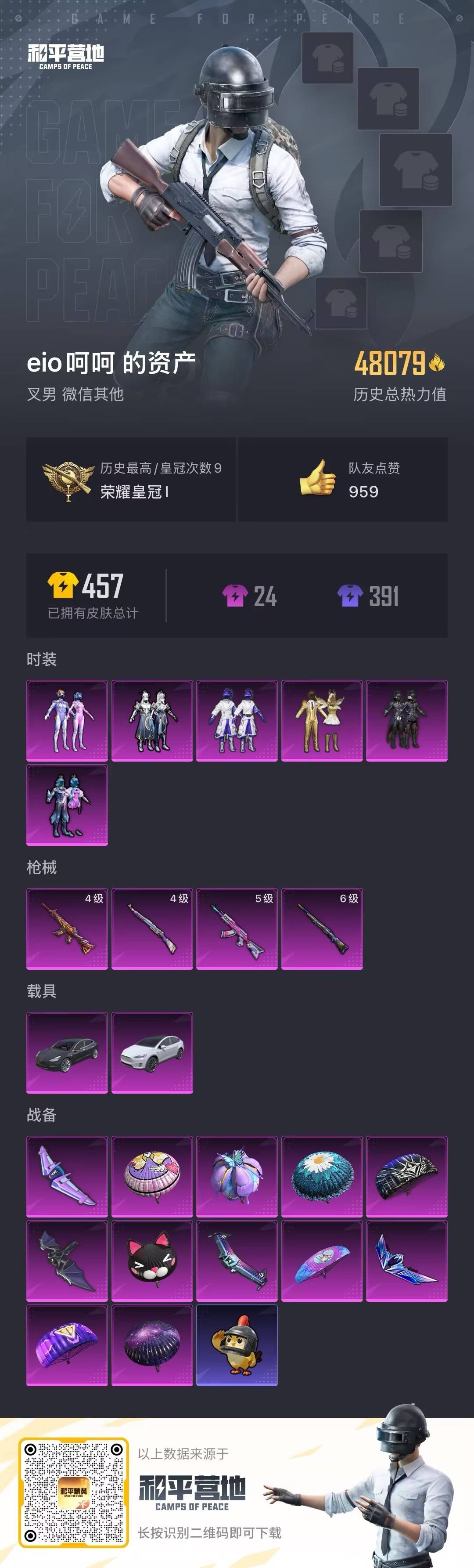 HPCMW40825和平精英账号详情图6 HPCMW40825和平精英账号详情图6