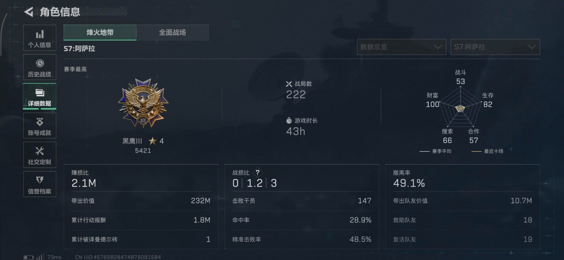 SJZQM40578三角洲行动账号详情图7 SJZQM40578三角洲行动账号详情图7