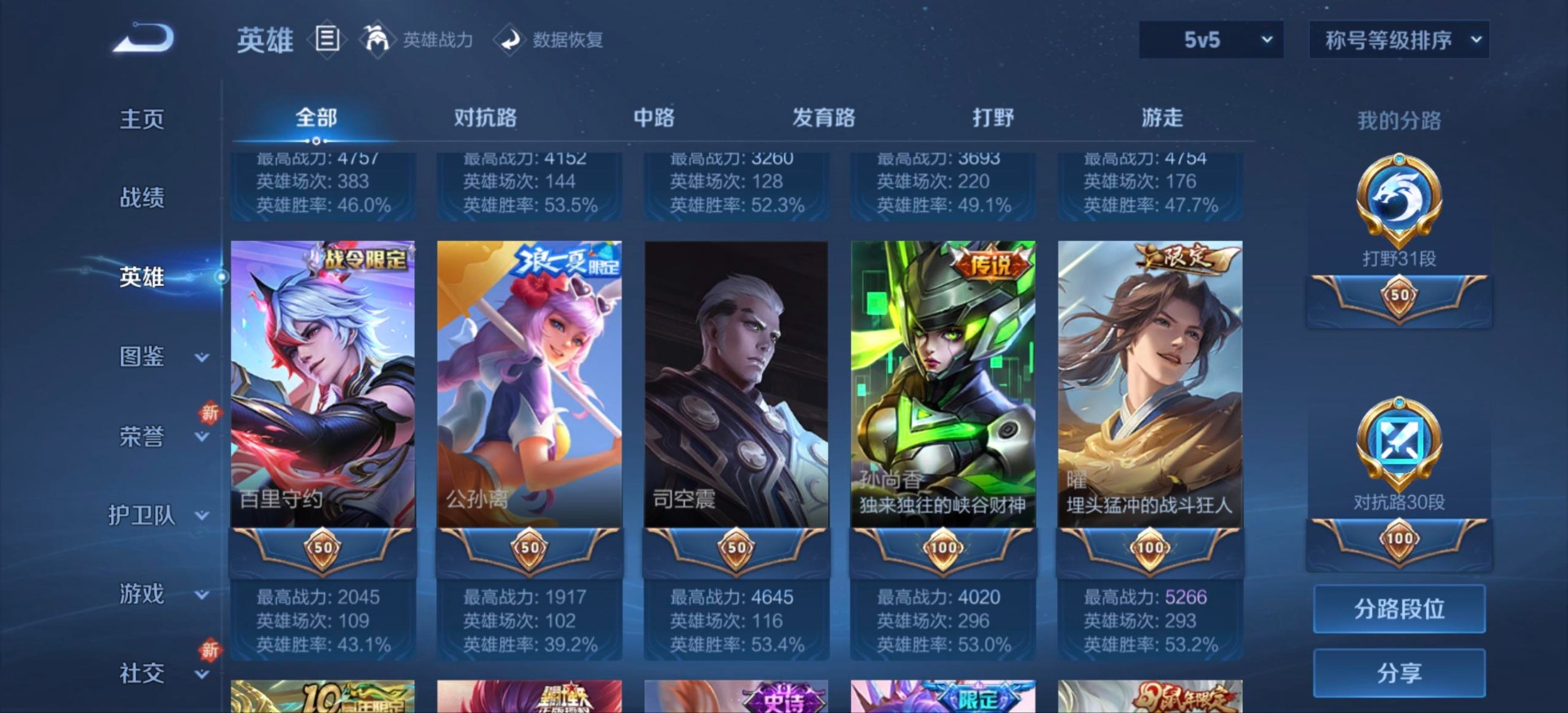 WZCMW46696王者荣耀账号详情图5