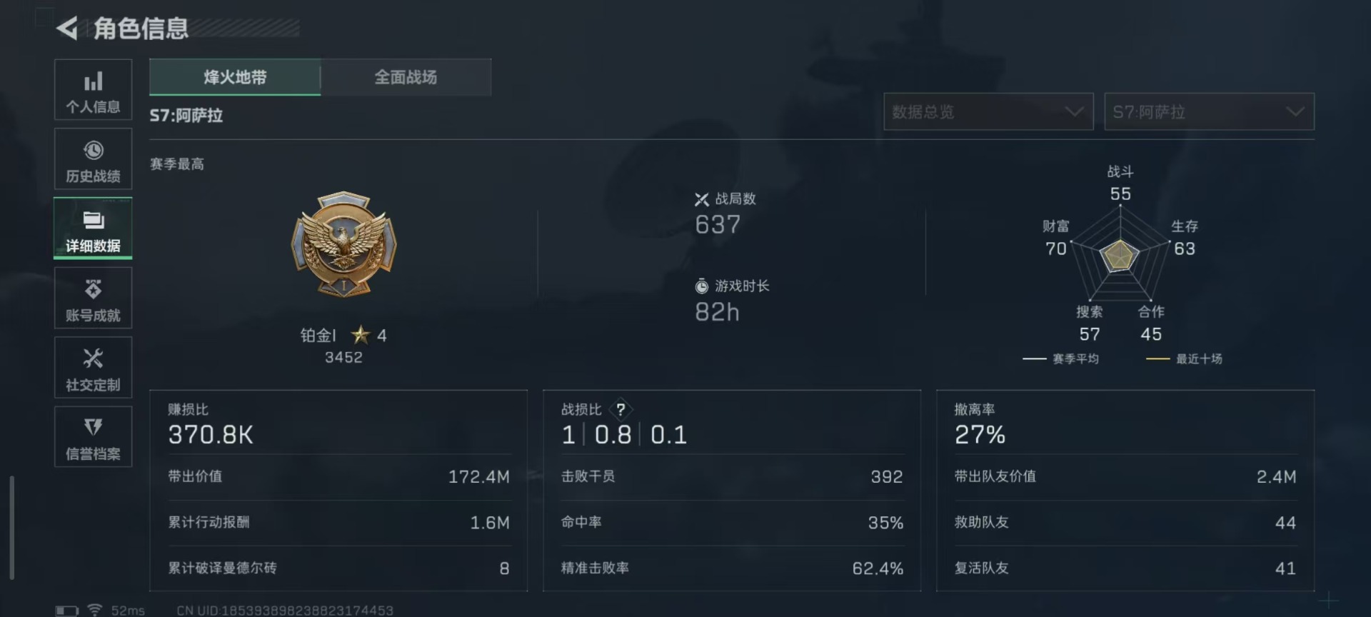 SJZQM41449三角洲行动账号详情图21