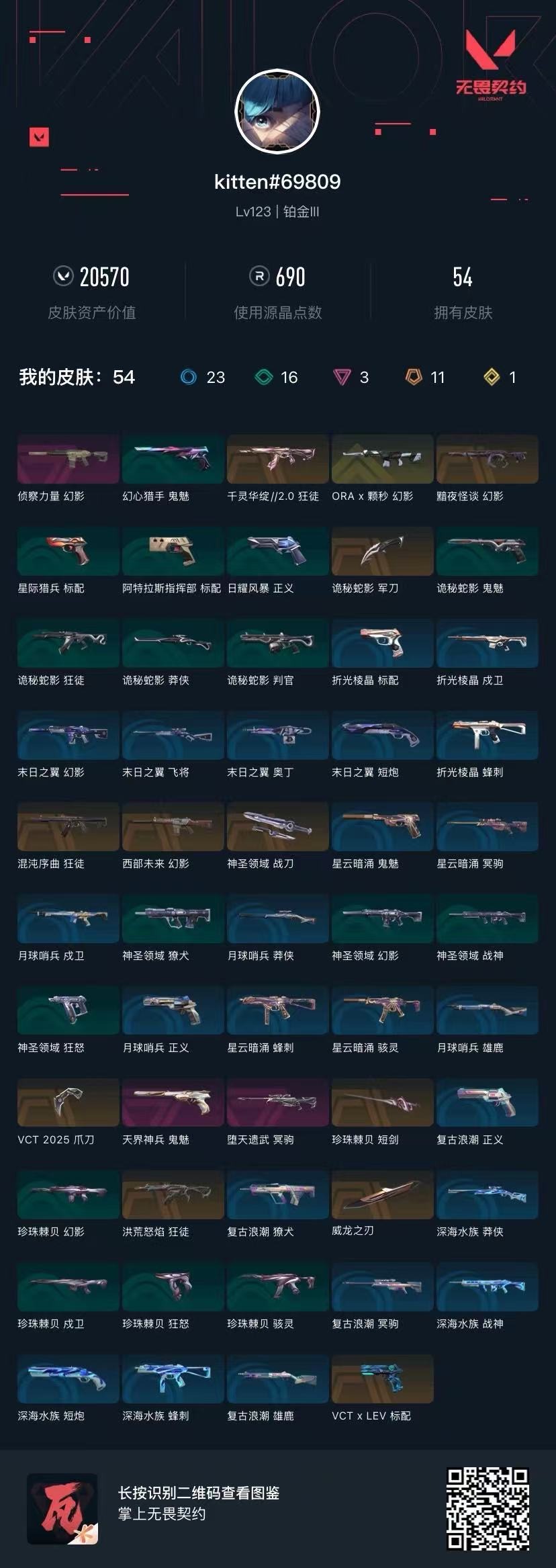 WWQQM40907无畏契约账号详情图7