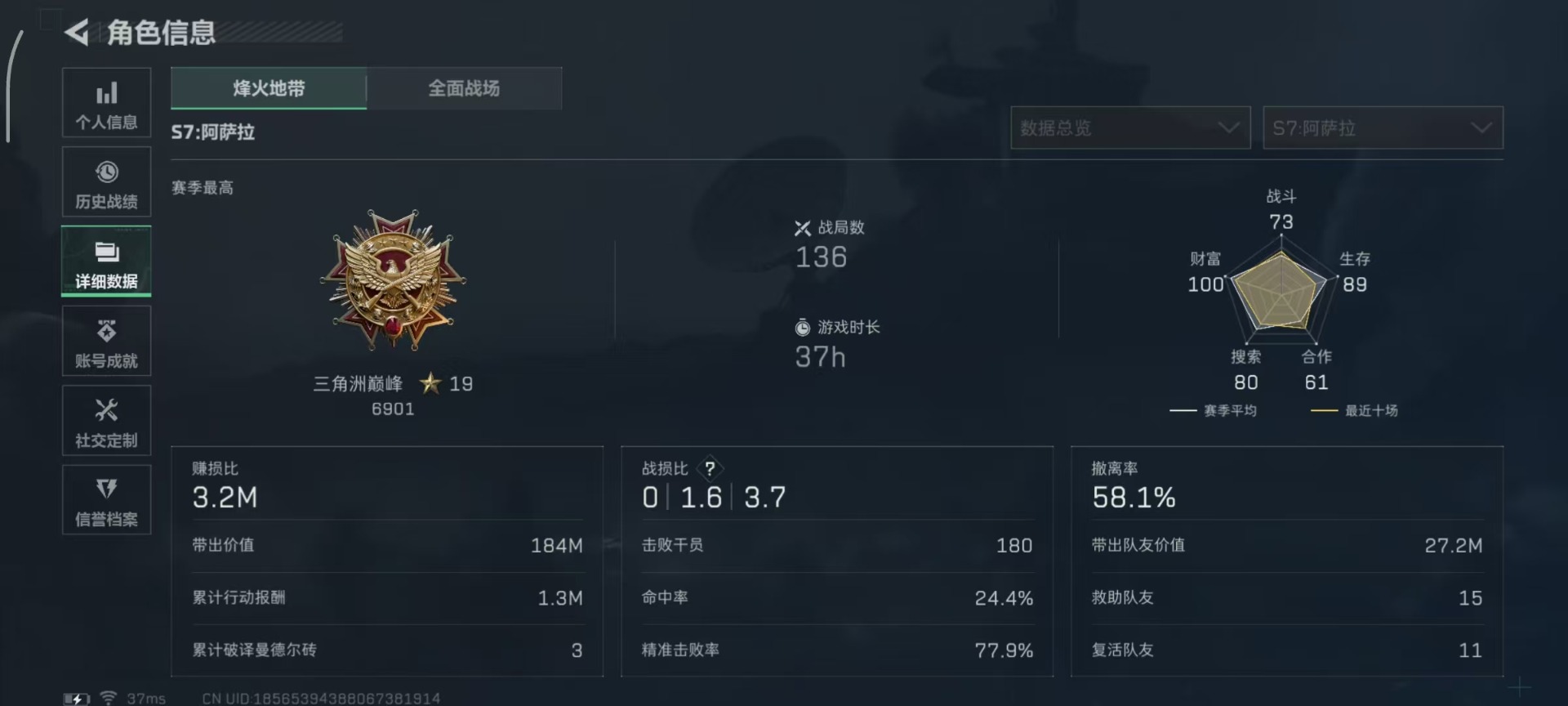 SJZQM42988三角洲行动账号详情图23