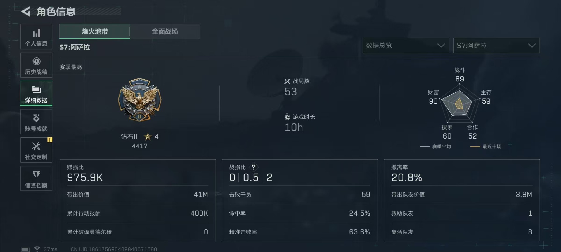 SJZCMW42380三角洲行动账号详情图4 SJZCMW42380三角洲行动账号详情图4