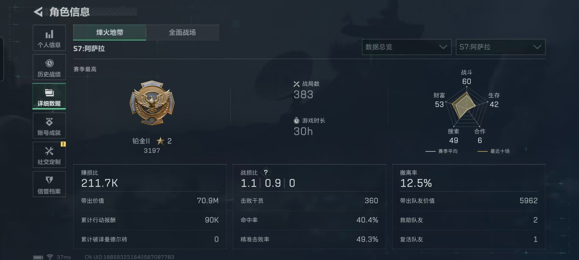 SJZQM43009三角洲行动账号详情图6 SJZQM43009三角洲行动账号详情图6