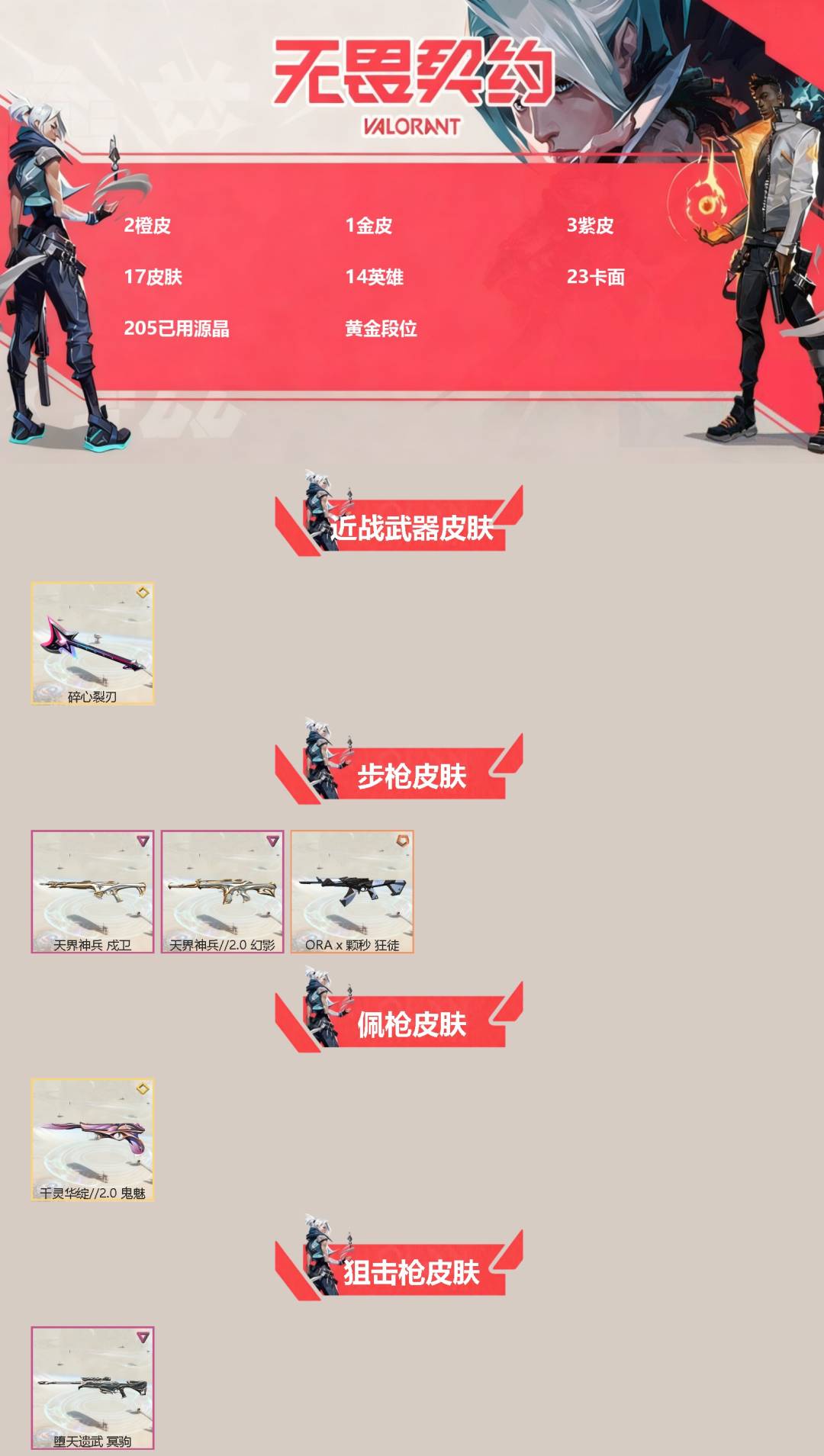 WWQQM41407无畏契约账号详情图3 WWQQM41407无畏契约账号详情图3