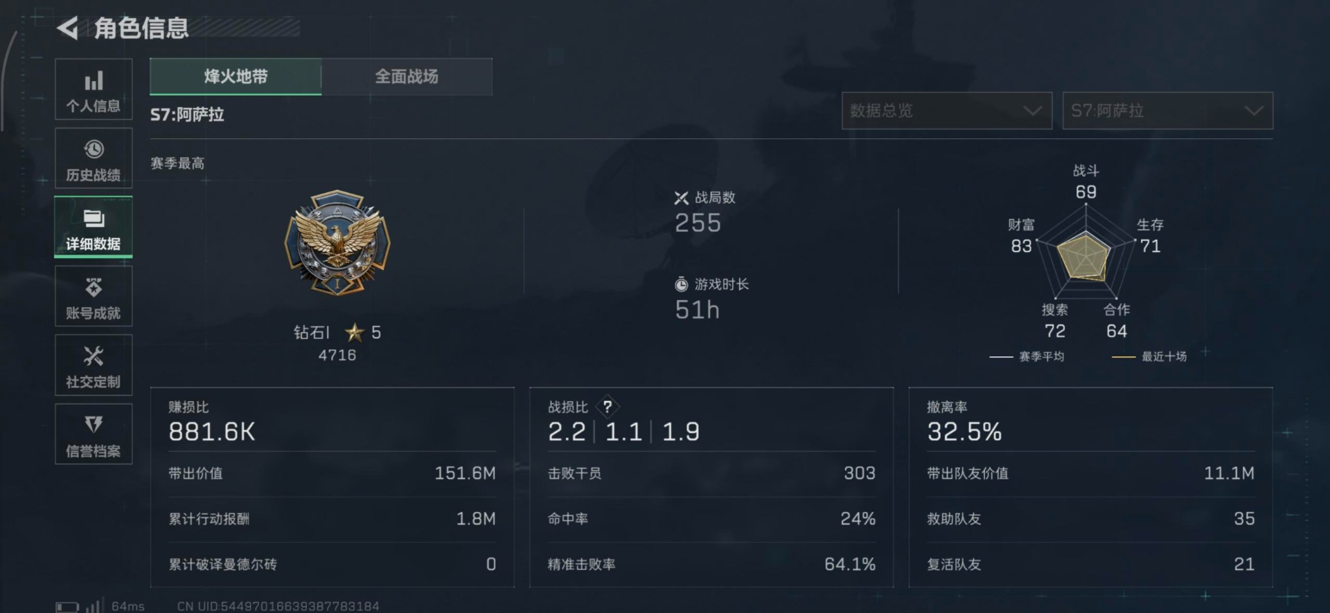 SJZCMW43545三角洲行动账号详情图20