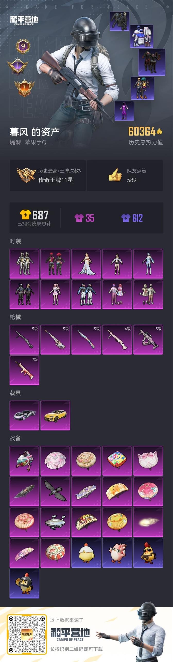 HPQM49955和平精英账号详情图5