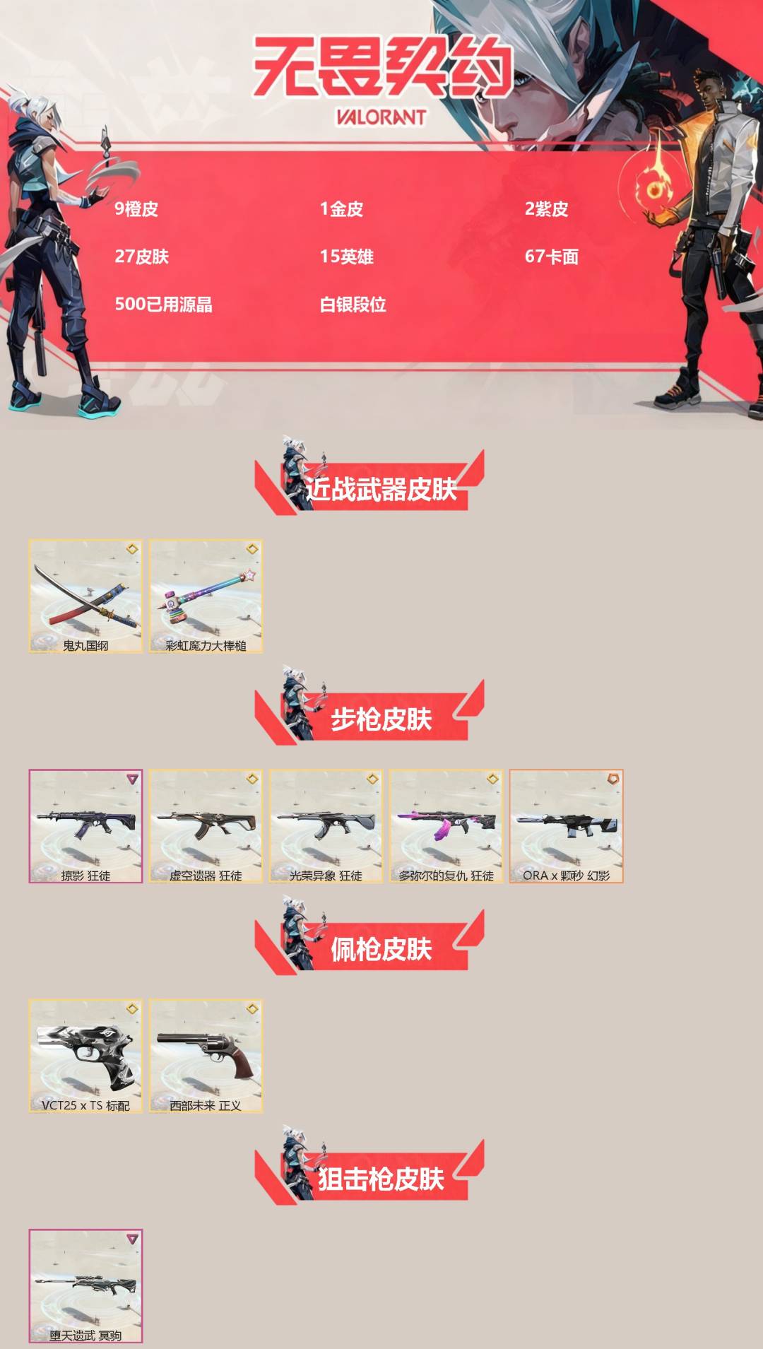 WWQQM41250无畏契约账号详情图3