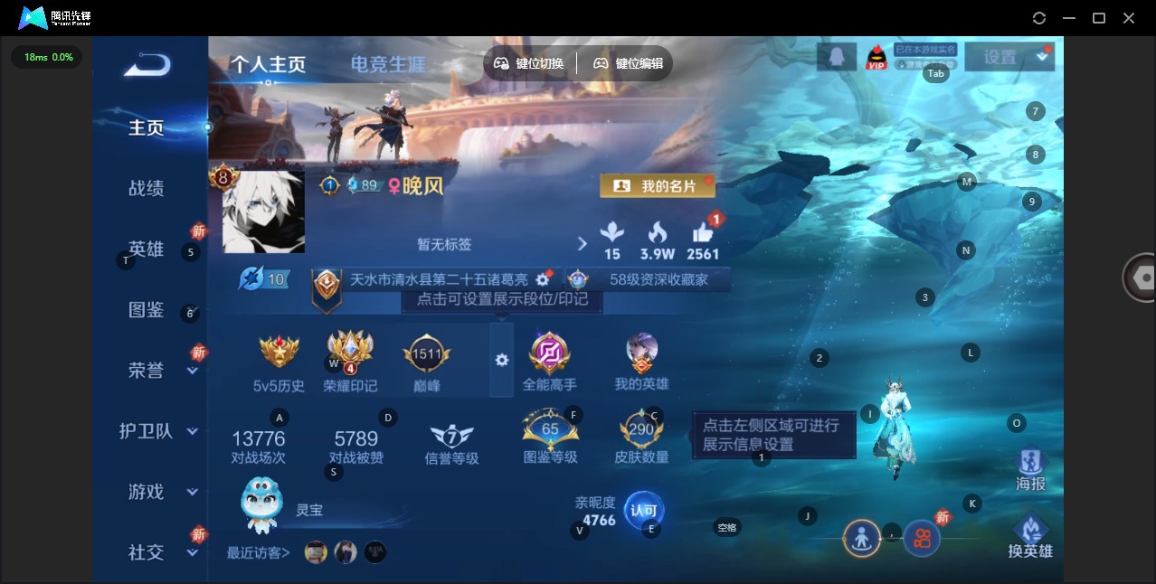 WZQM417438王者荣耀账号详情图5