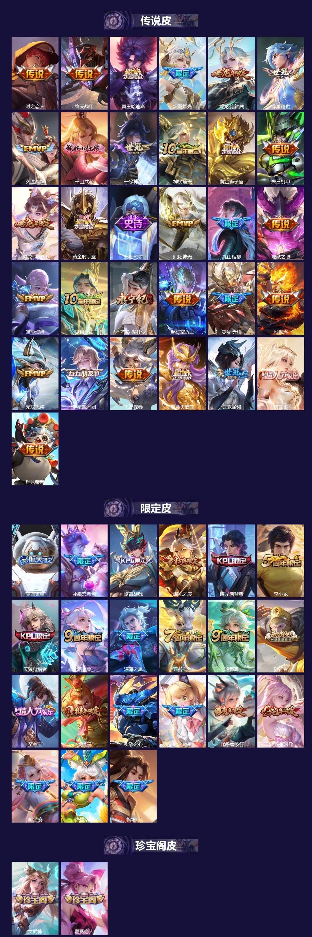 WZQM419102王者荣耀账号详情图3