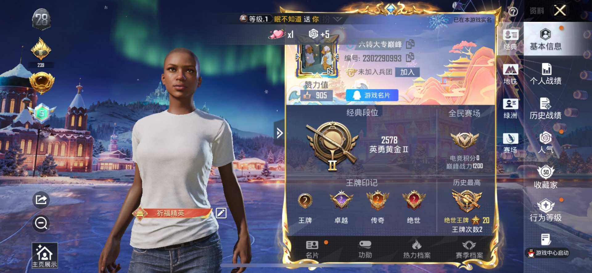 HPCMW411245和平精英账号详情图3