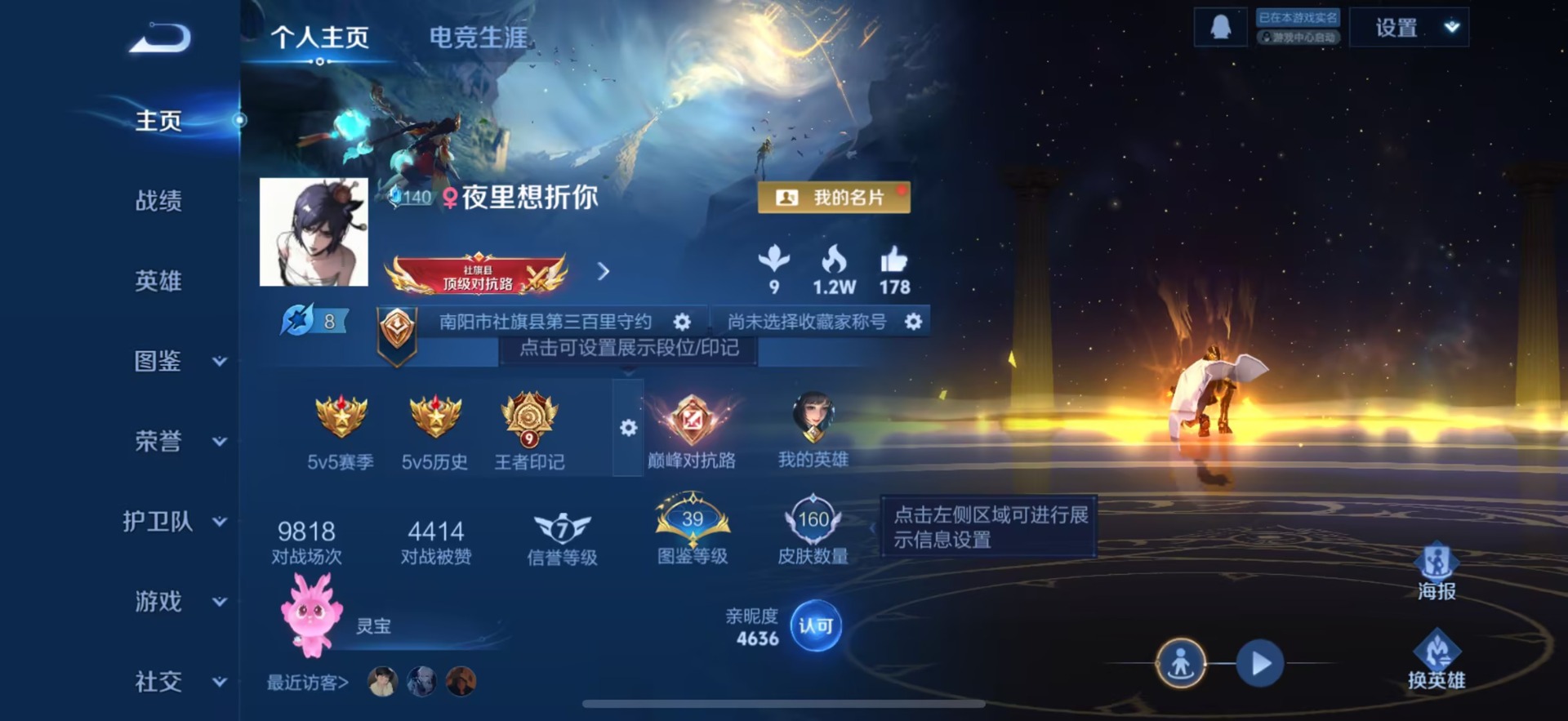 WZQM417287王者荣耀账号详情图4