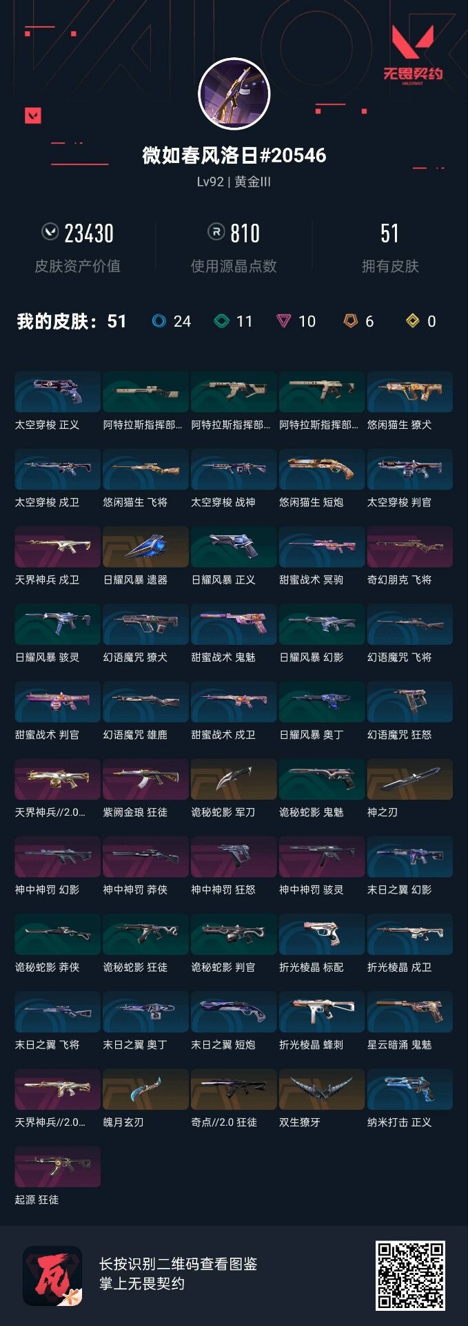 WWQQM41510无畏契约账号详情图6